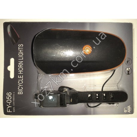 X-3004 Велосипедный фонарик + сигнал FY-056