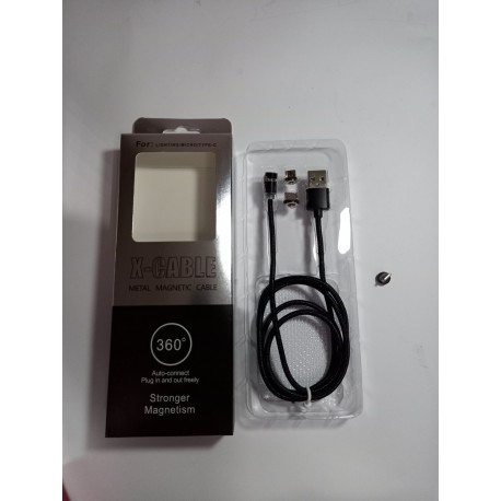 X-3969 USB КАБЕЛ МАГНИТНИ С НАСАДКИМИ