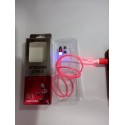 X-3967 USB кабель светящийся магнитный (с насадками)