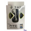 X-5746 HTC зарядный набор: автомобильная зарядка + сетевой адаптер
