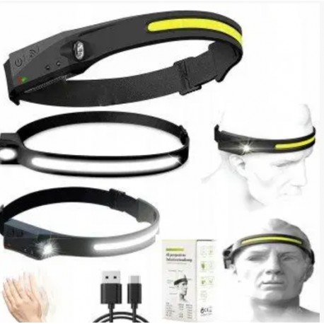 X-62693 ЛЕГКИЙ НАЛОБНЫЙ ФОНАРЬ LED+COB BR000063-5808A