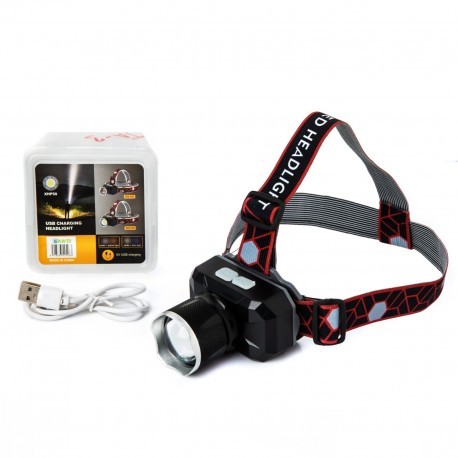 X-62717 ЛІХТАР НАЛОБНИЙ BL-SQ-705-P55, ULTRA BRITE, ЗУ MICRO USB, ZOOM, ВБУДОВАНИЙ АКУМУЛЯТОР